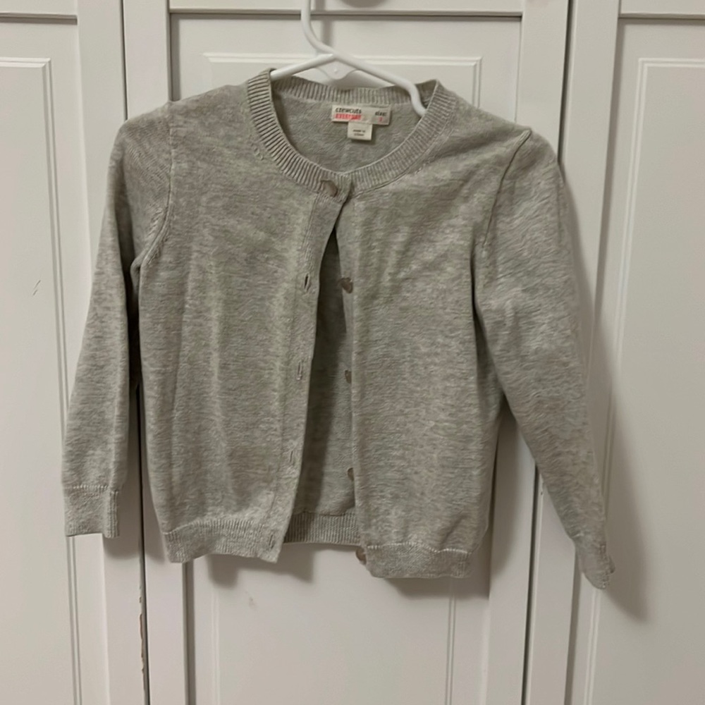 Like new Gray J.Crew Crewcuts Cardigan